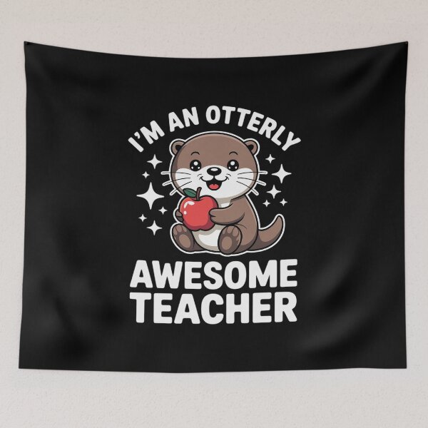 Item preview, Funny Teacher Otter Pun Awesome Joke School designed and sold by DrewLeuschke.