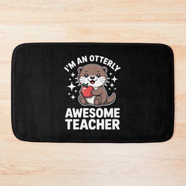 Item preview, Funny Teacher Otter Pun Awesome Joke School designed and sold by DrewLeuschke.