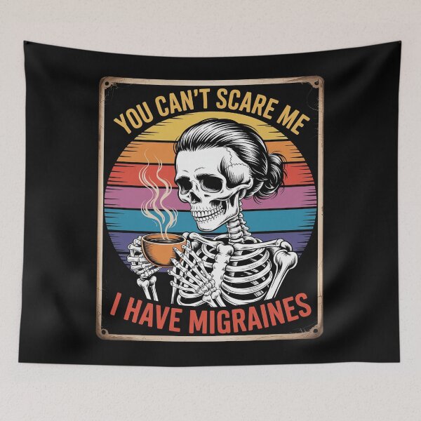 Item preview, Funny Skeleton Migraine Awareness Headache designed and sold by RayArmstrong.