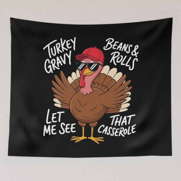 Item preview, Turkey Gravy Beans And Rolls Casserole Funny Thanksgiving designed and sold by ValerieRodrigue.