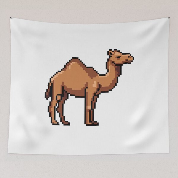 Item preview, Desert Camel Pixel Art Retro Game Style designed and sold by k3rstman1.