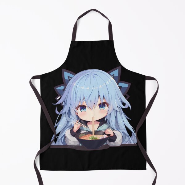 Item preview, Tobiichi Origami Eating Ramen Date A Live Chibi Anime designed and sold by Raslbazola.
