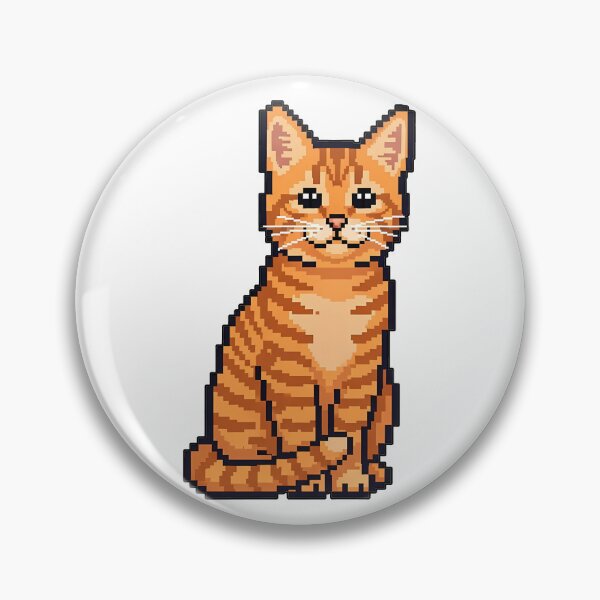 Item preview, Pixel Art Orange Tabby Cat Retro designed and sold by k3rstman1.