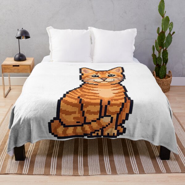 Item preview, Pixel Art Orange Tabby Cat Retro designed and sold by k3rstman1.