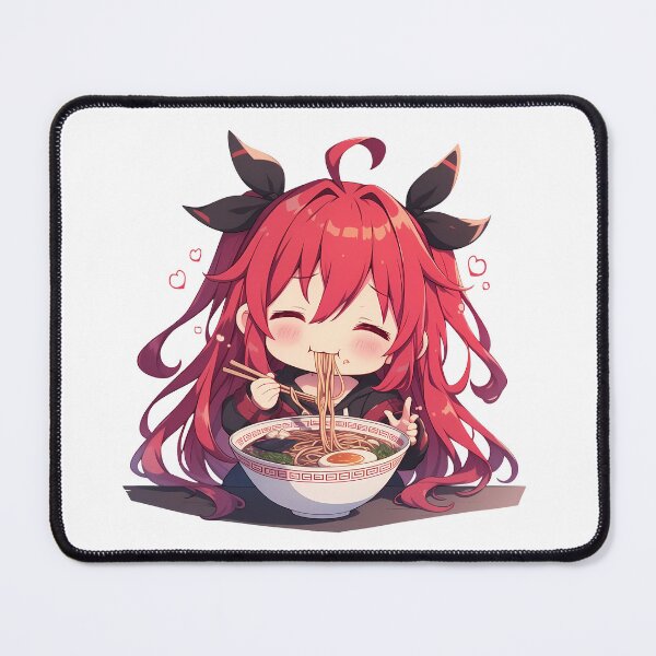 Artikelvorschau, Kotori Itsuka genießt Ramen Date A Live Chibi Anime entworfen und verkauft von Raslbazola.