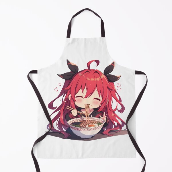 Item preview, Kotori Itsuka Enjoying Ramen Date A Live Chibi Anime designed and sold by Raslbazola.