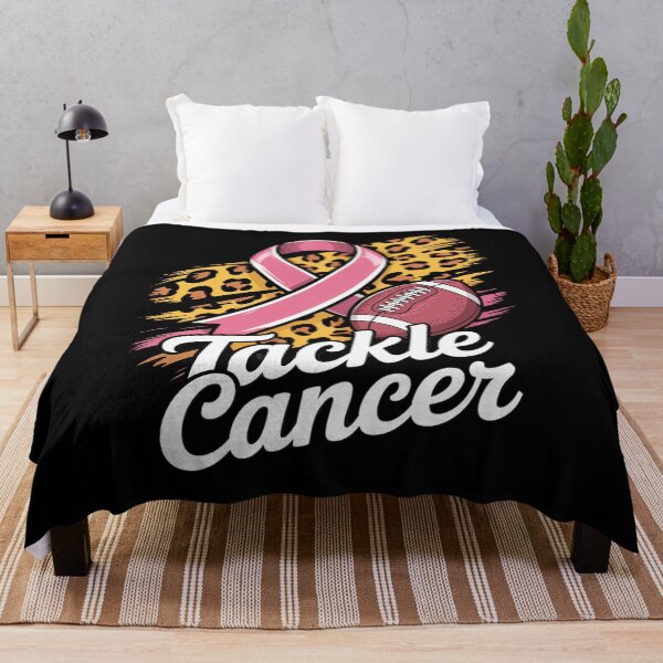 Item preview, Funny pink ribbon breast cancer awareness football designed and sold by AmparoBoyle.
