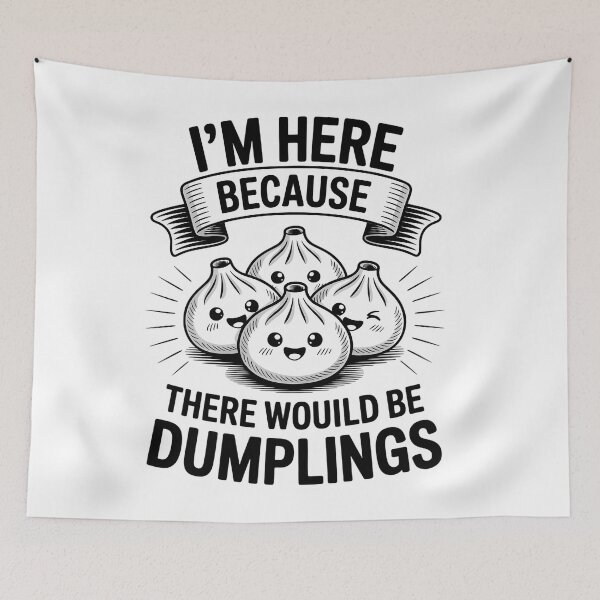 Item preview, Dumpling Dim Sum Recipes Soup Vegetarian designed and sold by Moon-Ape.