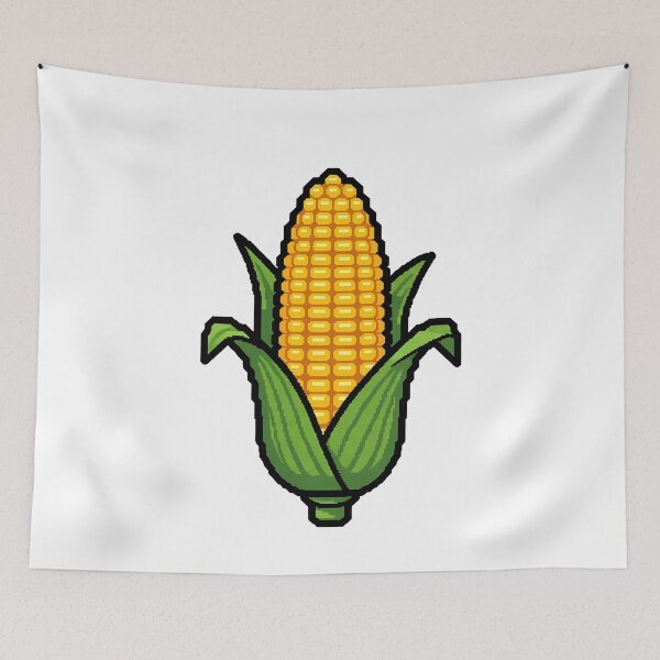 Item preview, Pixel Art Corn Cob Harvest Farm Food designed and sold by k3rstman1.