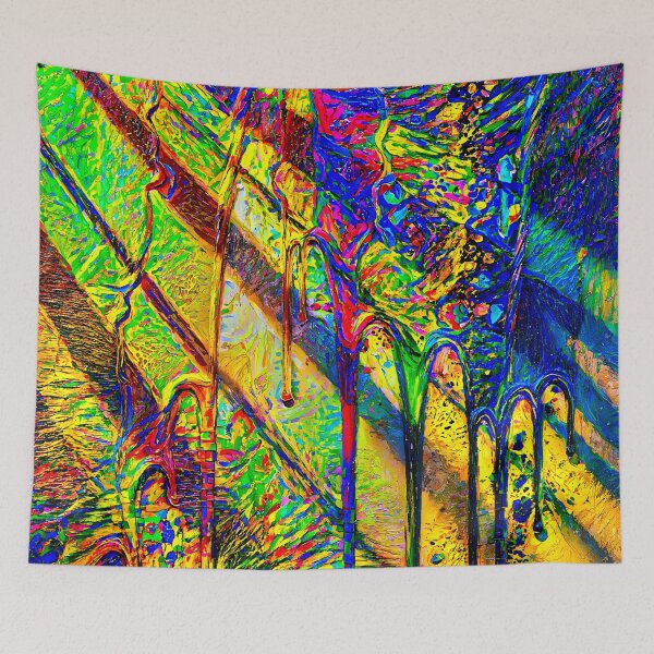 Item preview, Radiant Currents Beneath Molten Color Fields designed and sold by blackhalt.
