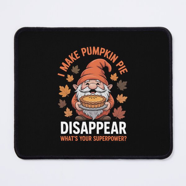 Item preview, Thanksgiving Gnome Fall Autumn Funny Pumpkin Pie designed and sold by ValerieRodrigue.