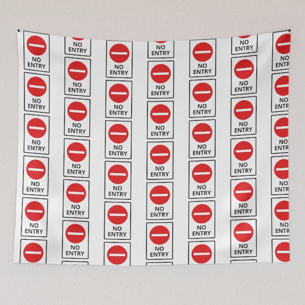Item preview, No Entry Street Sign Graphic designed and sold by THP Creative.