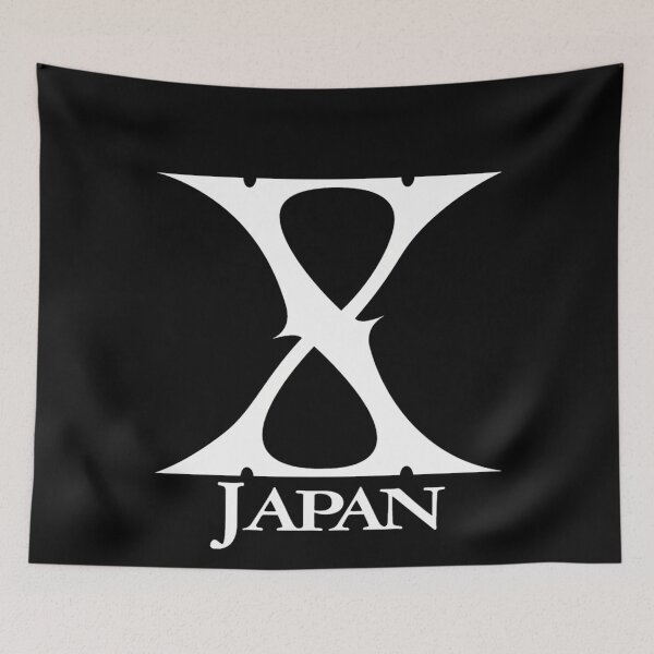 Item preview, Xjapan White Logo On Black Background  designed and sold by Markettasims.