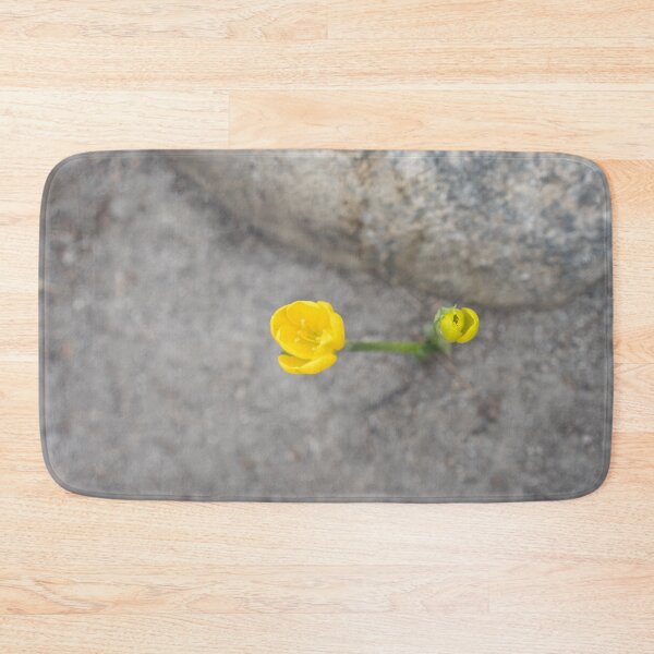 Item preview, Bold Yellow Crocuses Against Rocky Gray Background designed and sold by Georgia Mizuleva.