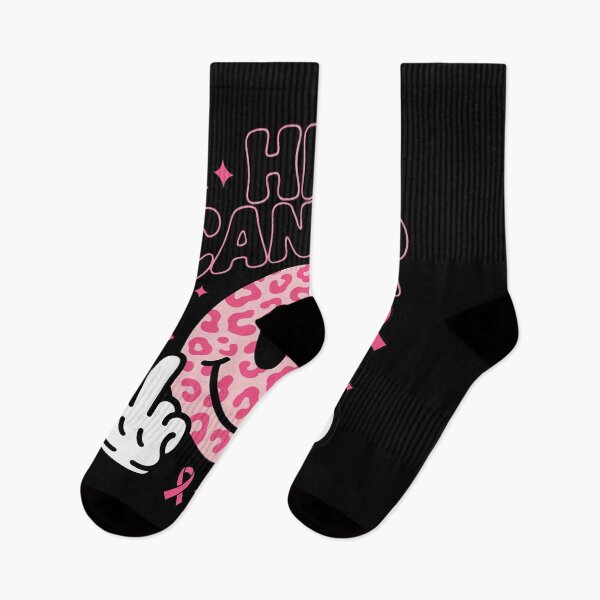 Item preview, Funny Joke Middle Finger Breast Cancer Awareness designed and sold by FranzFriesen.
