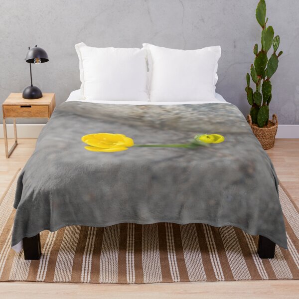 Item preview, Bold Yellow Crocuses Against Rocky Gray Background designed and sold by Georgia Mizuleva.