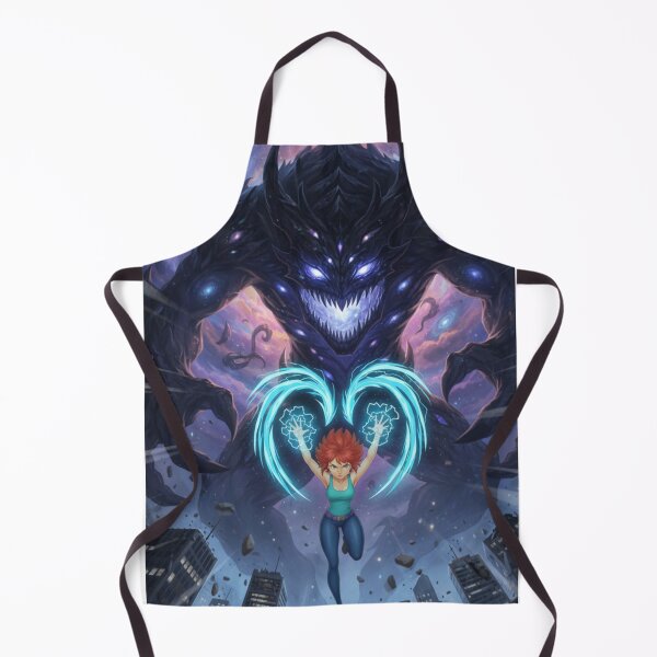Item preview, Cosmic Showdown – The Hero vs The Void Titan designed and sold by YKS - Art&Stuff.