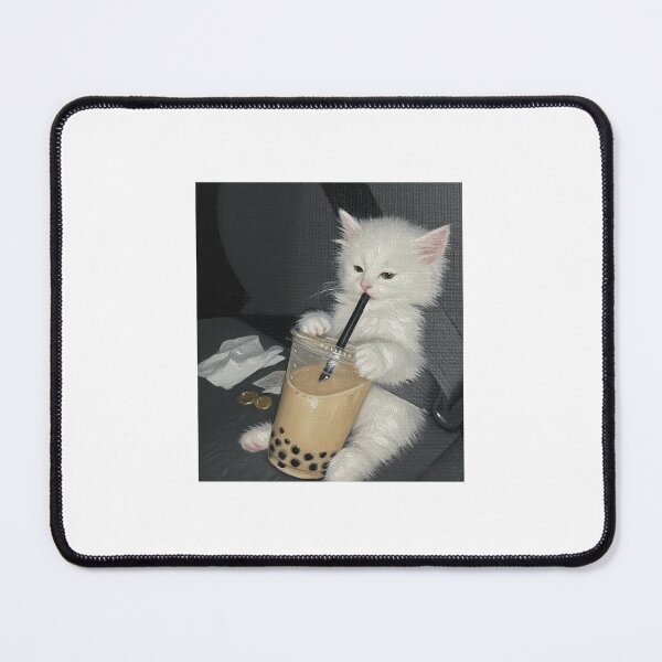 Item preview, Boba Cat designed and sold by bakerbunni.