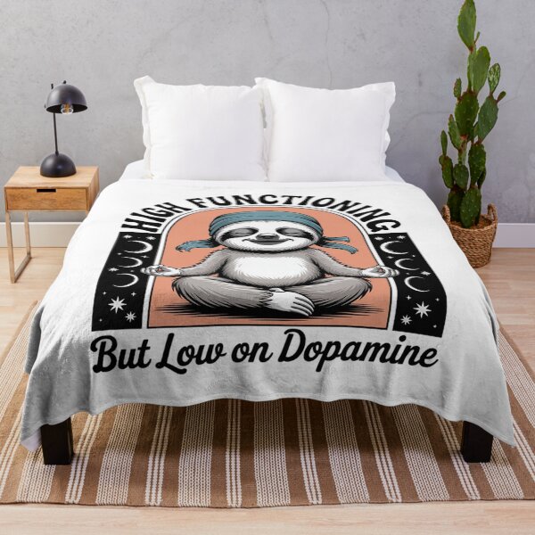 Item preview, Funny ADHD Cute Sloth Mental Health Awareness designed and sold by RayArmstrong.