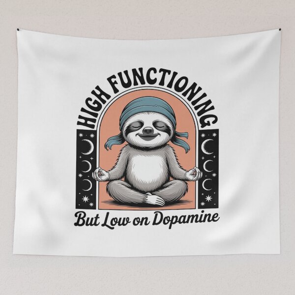 Item preview, Funny ADHD Cute Sloth Mental Health Awareness designed and sold by RayArmstrong.