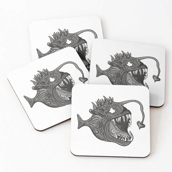 Item preview, Loveable angler fish designed and sold by MusingsArtDesigns.