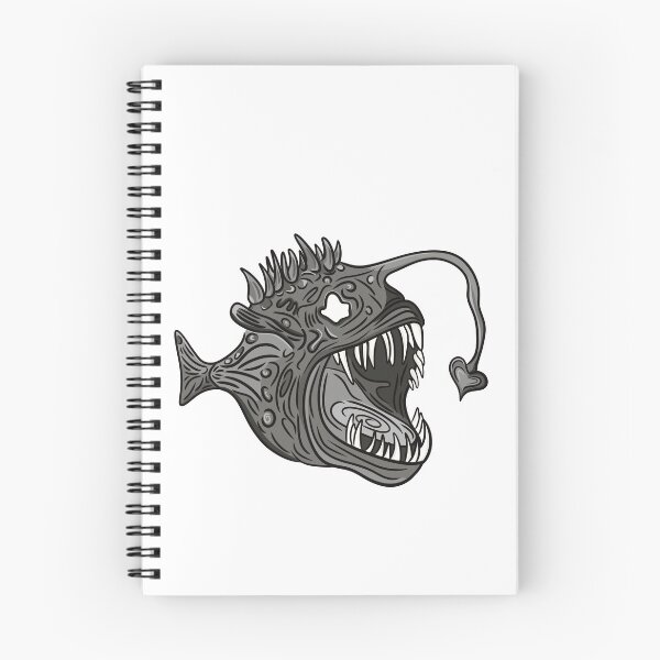 Item preview, Loveable angler fish designed and sold by MusingsArtDesigns.