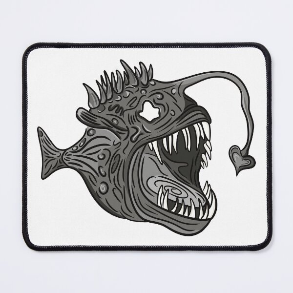 Item preview, Loveable angler fish designed and sold by MusingsArtDesigns.