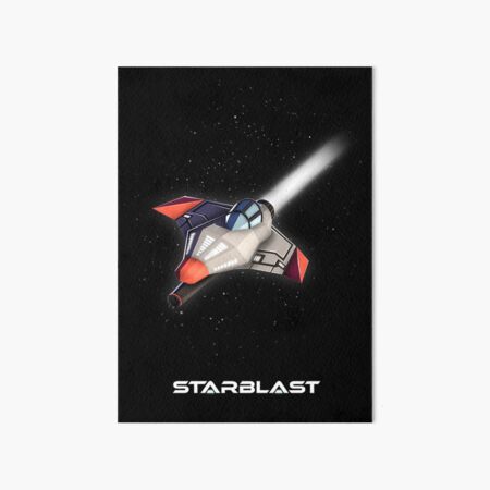 Fly and Starblast logo Art Board Print for Sale by neuronality