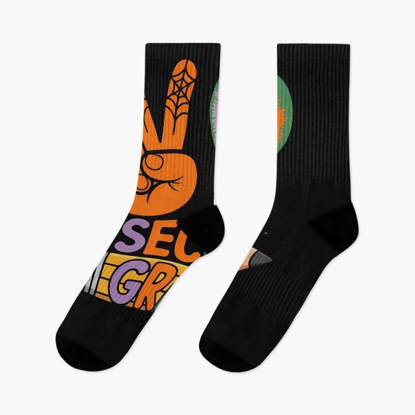 Item preview, Peace Love Second Grade Halloween Tie-Dye Student Teacher designed and sold by petrichorsworld.