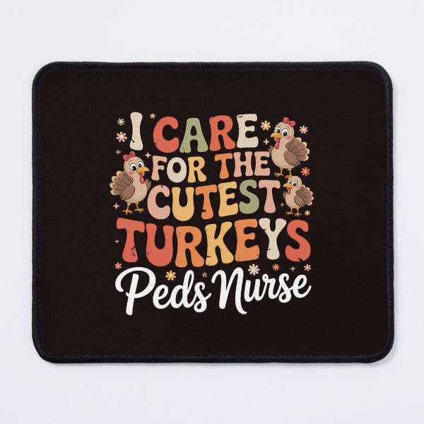 Item preview, Peds Nurse Thanksgiving Cutest Turkeys Fall Nurse designed and sold by petrichorsworld.