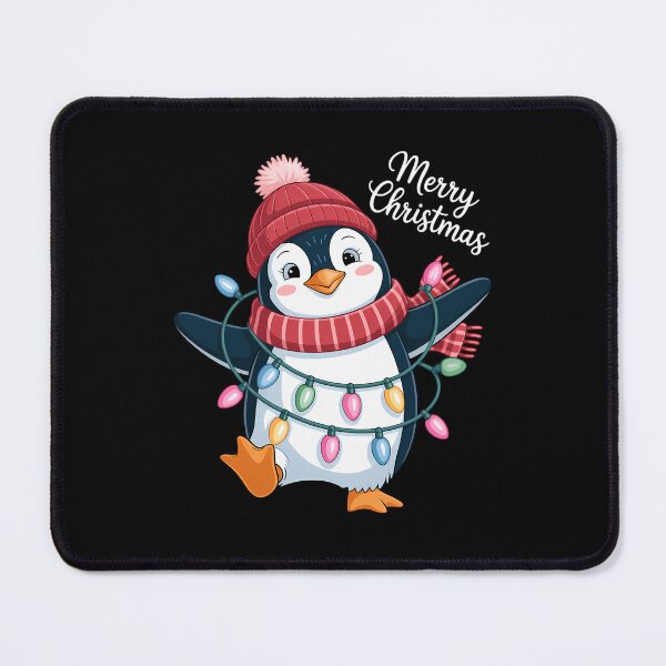 Item preview, Penguin Santa Lights Christmas Pajamas Cute Penguins Xmas designed and sold by petrichorsworld.