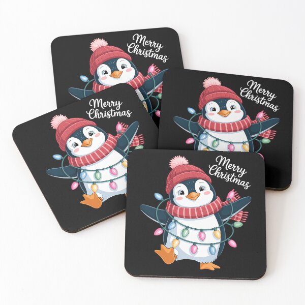 Item preview, Penguin Santa Lights Christmas Pajamas Cute Penguins Xmas designed and sold by petrichorsworld.
