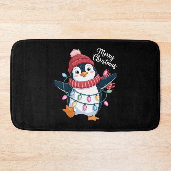 Item preview, Penguin Santa Lights Christmas Pajamas Cute Penguins Xmas designed and sold by petrichorsworld.