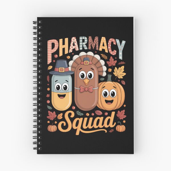 Item preview, Pharmacy Squad Turkey Pumpkin Pilgrim Pills Thanksgiving Day designed and sold by KingsLife1994.