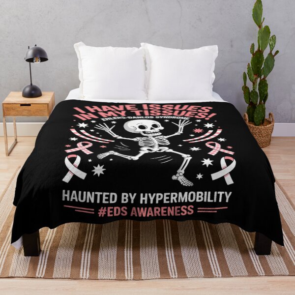 Artikelvorschau, Ehlers-Danlos-Bewusstseinsskelett Halloween entworfen und verkauft von DoorwayThreads.