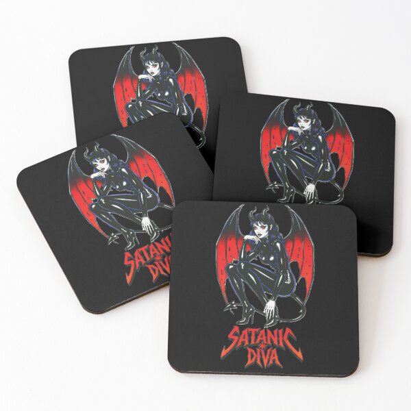 Item preview, Satanic Diva Devil Girl designed and sold by CoffinsArt.