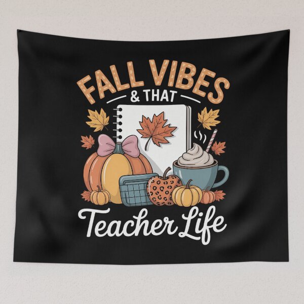 Item preview, Fall Lovers Teacher Pencil Pumpkin Thanksgiving designed and sold by DoorwayThreads.