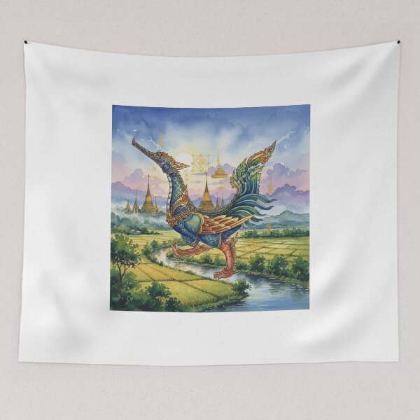 Item preview, The Thai Golden Swan That Brings Good Fortune designed and sold by OldThaiArt.