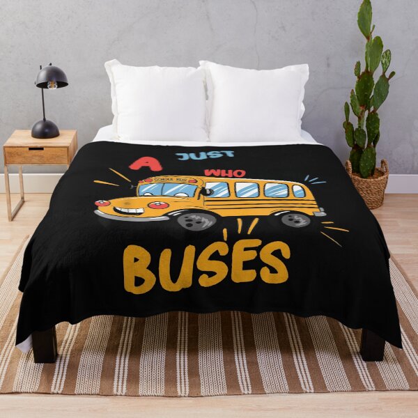 Item preview, Cute Just a Boy Who Loves Buses Cartoon School Bus T-Shirt designed and sold by TinaMDedrick.