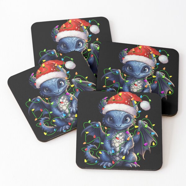 Item preview, Dragon Santa Christmas Tree Lighting Xmas Funny designed and sold by Slenaimpaa.