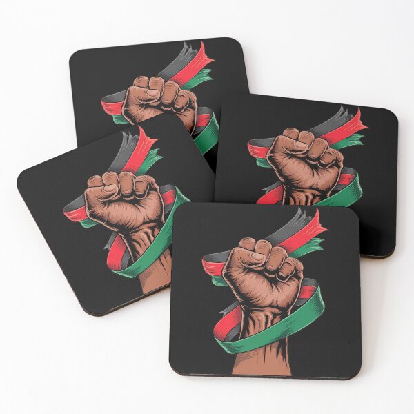 Item preview, Black Liberation Flag Juneteenth Pan African UNIA Flag designed and sold by TrinaEspinoza.