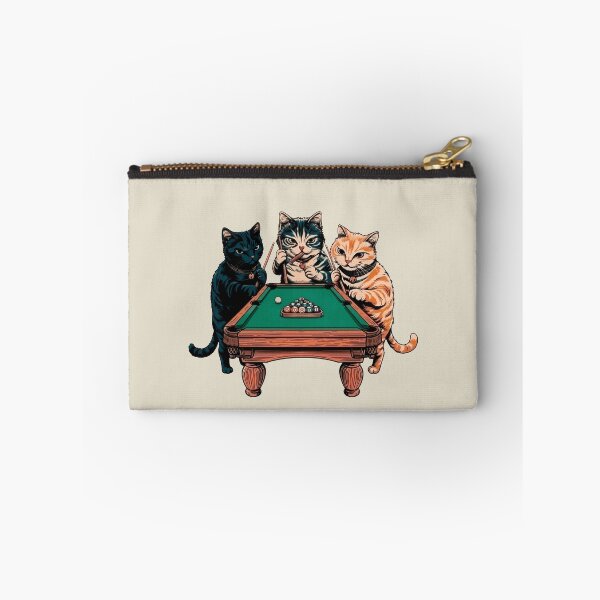 Item preview, Team Of Professional, Cats Playing A Billiards designed and sold by OrenjiArtShop.