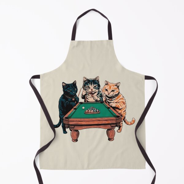 Item preview, Team Of Professional, Cats Playing A Billiards designed and sold by OrenjiArtShop.