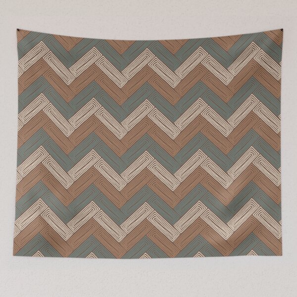 Item preview, Lincoln Square - Blue Creme designed and sold by Traci Pollard Design Studio.