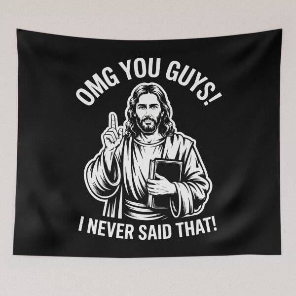 Item preview, Funny Christian Sayings Joke Meme designed and sold by DoorwayThreads.