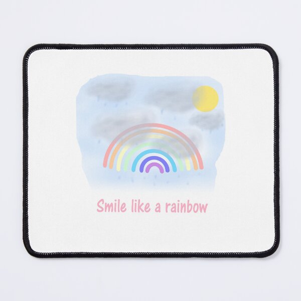 Item preview, Bright Rainbow with Sun Smile Like a Rainbow for Positive Vibes designed and sold by Beautiful art store.