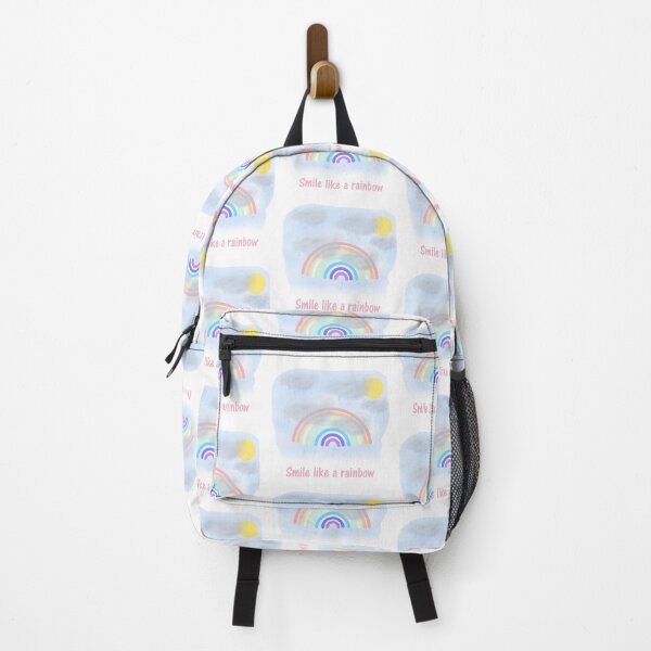 Item preview, Bright Rainbow with Sun Smile Like a Rainbow for Positive Vibes designed and sold by Beautiful art store.