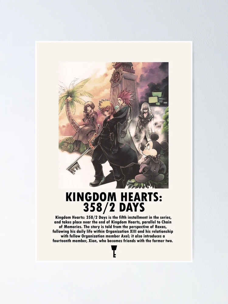 【非売品】キングダムハーツ358/2 Days 告知ポスター KINGDOM HEARTS 358/2 DAYS