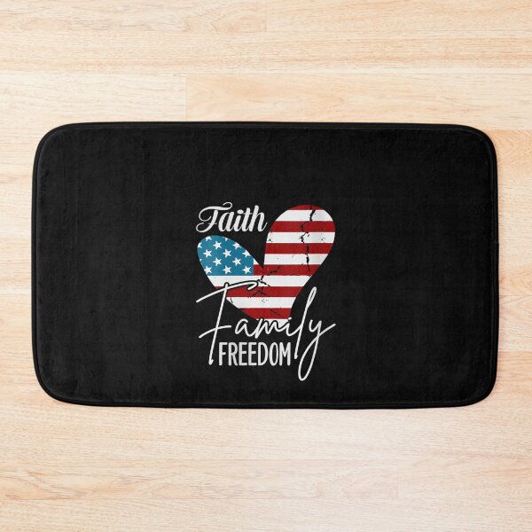 Item preview, aith Family Freedom Heart - Patriotic Christian Vintage USA Flag Memorial Day designed and sold by Orishaapelaa.