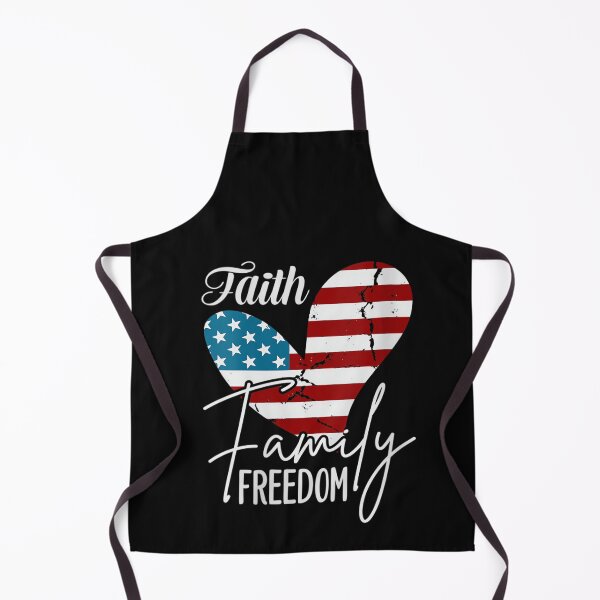 Item preview, aith Family Freedom Heart - Patriotic Christian Vintage USA Flag Memorial Day designed and sold by Orishaapelaa.